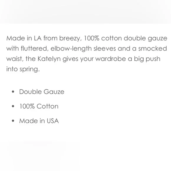 MICHAEL STARS NWOT KATELYN GAUZE DRESS - Picture 13 of 13